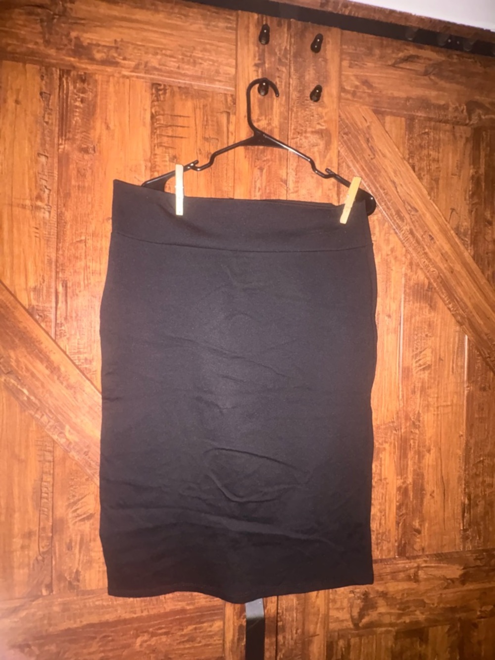 Classic Black Womens Pencil Skirt